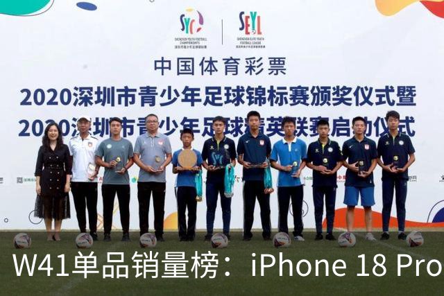 W41单品销量榜：iPhone 18 Pro Max太让人嫉妒